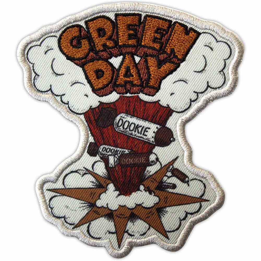 Green Day - Dookie Bombs Patch - Weiß/Mehrfarben